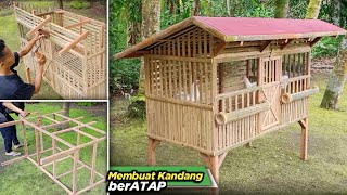 MEMBUAT KANDANG AYAM untuk di taruh di luar ruangan