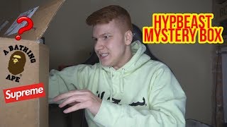 UNBOXING A $1,000 HYPEBEAST MYSTERY BOX! (Supreme, Bape)