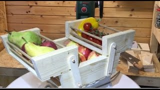 DIY Obstkorb, fruit basket