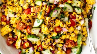 Roasted Corn Salad |  Mouthwatering Salad  with Food Flavour