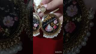 Resin poetry jhumka making #viral #trending #shorts #youtubeshorts #ytshorts #short #shortsvideo