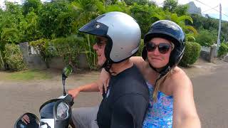 Bora Bora mainland by moped. Entire loop.