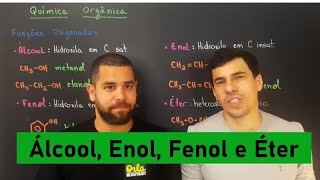 Química Simples #22 - Resumos -  Álcool, Enol, Fenol e Éter