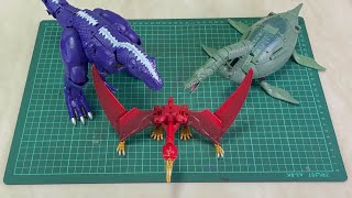 Transformers Legacy United Beast Wars Universe Magmatron(Three Dinosaur mode to Fused Dinosaur mode)