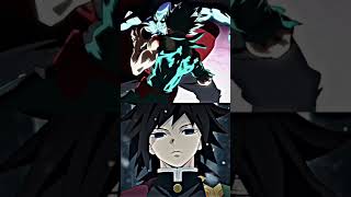 Who is the strongest #shorts #anime #debate #trending #demonslayer #deku #midoriya #myheroacademia