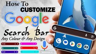 how to customize google search bar | google search bar widget colour change kaise kare