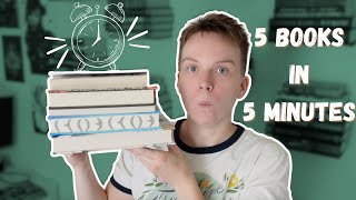 RAPID READING WRAP-UP⚡5 BOOKS IN 5 MINUTES (August 2023)