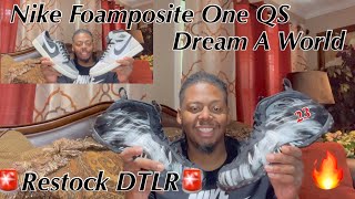 DTLR Restock Nike Foamposite One Dream A World Review On Feet👀Over Price #BigFootGang