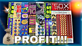 💥Another Lucky Session💵😃🎉🎉🎉💰Profit🤩🔴7tickets Mix California lottery scratchers tickets💰😱💵🍀