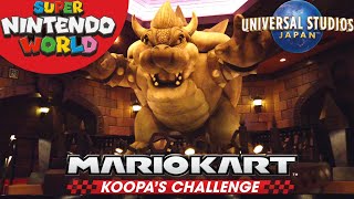 Mario Kart Koopa's Challenge ride - Super Nintendo World Universal Studios Japan 4K