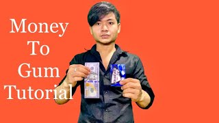 Money to Gum Tutorial // MR YUT MAGIC