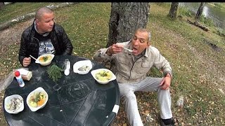 =Хочу Пожрать= Очень вкусная Уха из Карпа на костре от Андрюхи