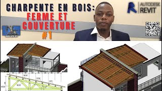 TUTO AUTODESK REVIT: CHARPENTE EN BOIS: FERME ET COUVERTURE  #1[GENIE CIVIL 237 ]#CONCEPTIONS