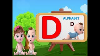 ABC ALPHABET Letter D SONG -3D Animation Learning English ABC Song For Children # BSSS Kids Learning