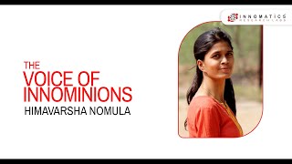 The Voice Of Innominions: Himavarsha on in-class training and placement opportunities