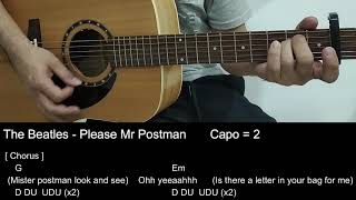 Please Mr. Postman - The Beatles - Guitar Tutorial