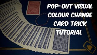 POP-OUT! visual colour change card trick tutorial