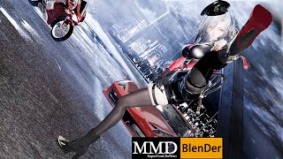 blender/mmd 【归龙潮】油光滑亮得 欲影 tomboy