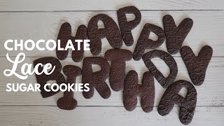 Chocolate sugar cookies | NO spread | Perfect for cut out