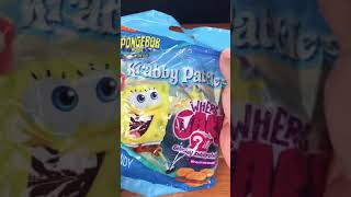 Spongebob Krabbg Patties Gummy Opening ASMR