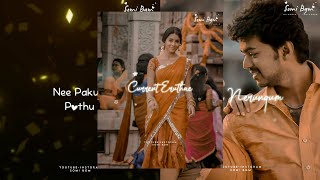 💓Nee Pakum Pothu Pathikuthu 💓tamil love song WhatsApp status 💞 Somi Bgm