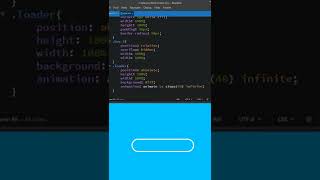 Pure CSS Loader Animation #shorts