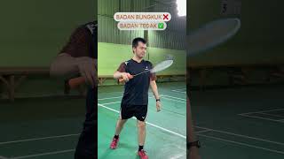 CARA TERBAIK BALIKIN SERVIS #tipsbadminton #badminton #balikinservis #carabalikinservis #servis