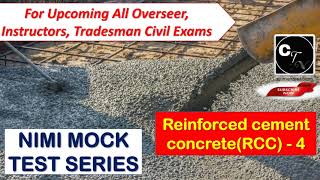 NIMI MOCK TEST SERIES//FOURTH SEMESTER ITI DRAUGHTSMAN CIVIL//RCC//CIVIL ENGINEERING EXAMS