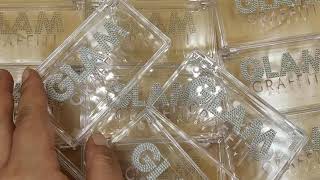 'GLAM Clear Eyelash Packaging Box Wholesale Vendor Start a lash line