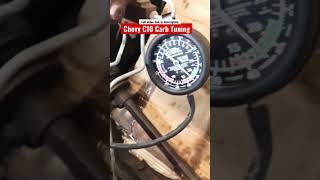 Chevy C10 carburetor tuned in 28 seconds