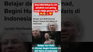 Belajar dari Raffi Ahmad, Begini Hukum Ahli Waris di Indonesia #shorts #raffiahmad #prabowo #jokowi