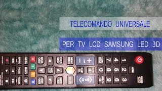 TELECOMANDO UNIVERSALE PER  SMART TV SAMSUNG 3D