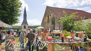 小さな村の可愛い蚤の市巡り/ フランスの田舎暮らし気分でお買い物/ 愉快なブロカント＆村のお祭り散歩/ パリ暮らしvlog