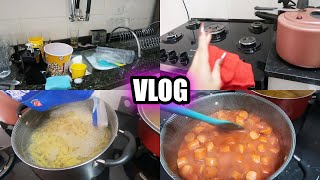 organizando a casa + fazendo macarrão!!