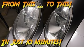 Quick And Easy Headlight Polishing (Headlight Restoration)