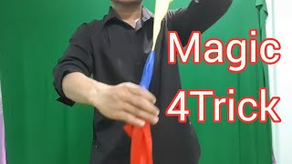 Tutorial Magic 4 Trick | easy Magic you can Do