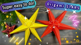 Origami Christmas Star Easy DIY | Оригами звезда