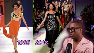 Supermodel Shalom Harlow EATS on the Runway!! Reacting to some of her most legendary runway walks