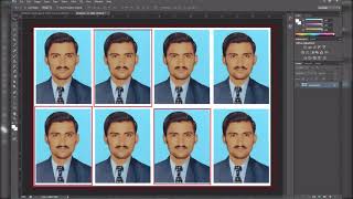 Make passport size photo in Single click in Adobe Photoshop 2021  Asif Chadhar 3681