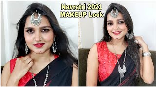 Traditional Gujrati Makeup Look [ Navratri 2021 Special ] Style With Sneha