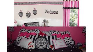 Black and pink bedroom ideas