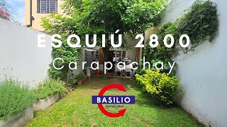 VENTA DUPLEX 5 AMBIENTES CON JARDÍN EN CARAPACHAY CENTRO