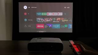 BenQ W2700i projector-Google Assistant test