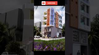 Commercial Building #twinmotionrendering #youtubeshorts #civilengineering #trending #viral