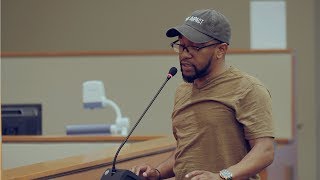 Gregory Robinson II Addresses Tulsa City Council Regarding Shooting of Terence Crutcher