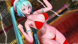 【sdPBR460】サンタ風Tda式改変大人アペミクさんで「好き！雪！本気マジック」【MMD/4K/60fps】