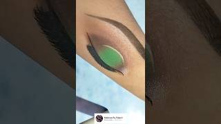 Green Eyeshadow Makeup/How To Do Makeup#eyemakeup#youtube #tutorial#makeup#eyeliner#greeneyemakeup