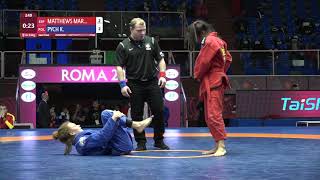 1/2 Women's GP GI - 53 kg: N. MATTHEWS MAR (ESP) v. K. PYCH (POL)