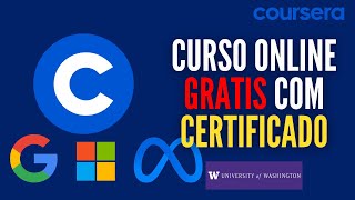 SITE PARA FAZER CURSO ONLINE GRATUITO COM CERTIFICADO EM 2024cursera