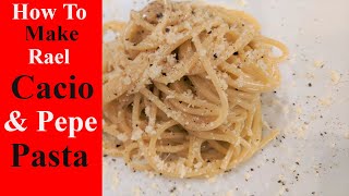 Pasta CACIO E PEPE Recipe (aka Mac & Cheese) - Only 2 Main Ingredients for Dinner